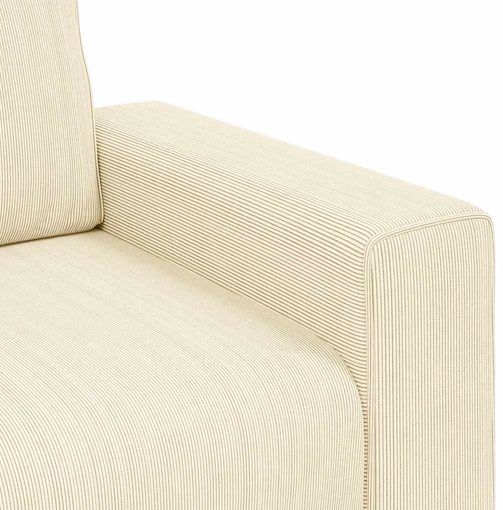 Sofa Sofos krėslas, kreminės spalvos, 100x77x82 cm, velvetas, audinys