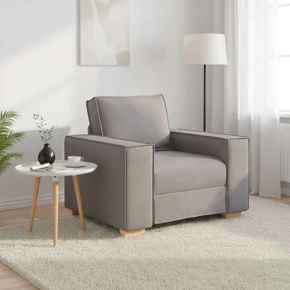 Sofa Sofos krėslas, pilkai rudas, 100x78x84 cm, audinys