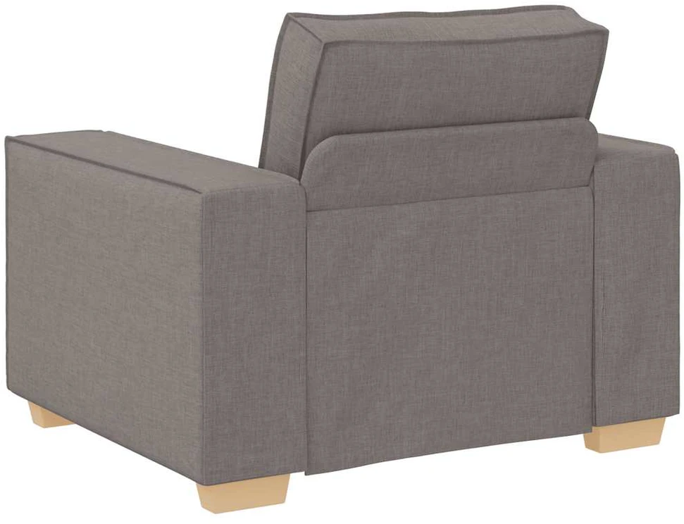 Sofa Sofos krėslas, pilkai rudas, 100x78x84 cm, audinys