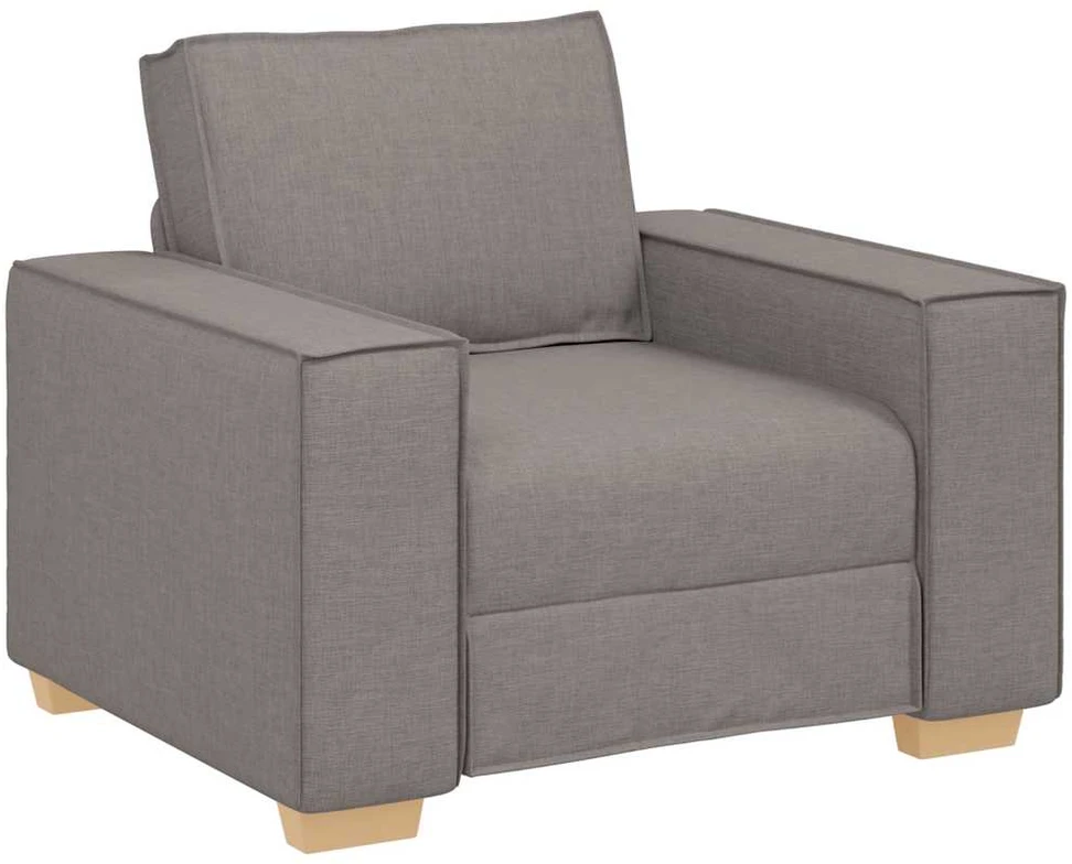 Sofa Sofos krėslas, pilkai rudas, 100x78x84 cm, audinys
