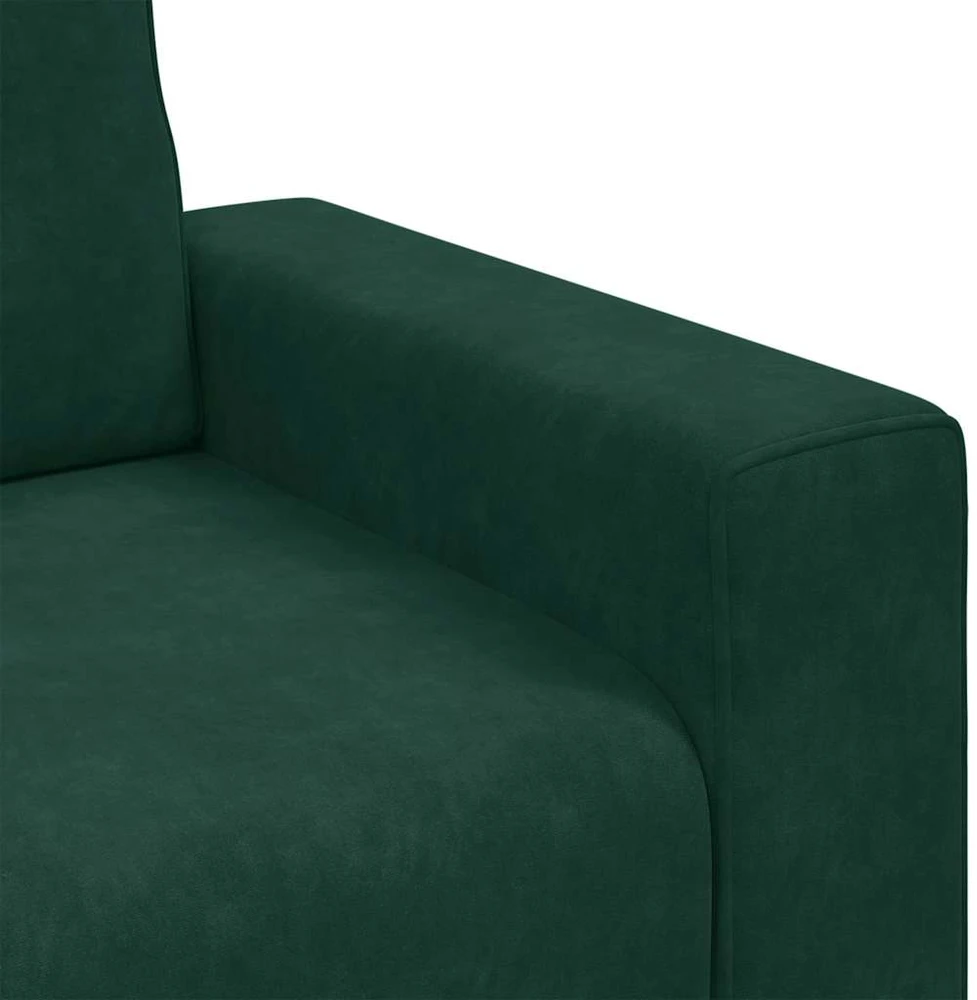 Sofa Sofos krėslas, tamsiai žalias, 100x77x82 cm, aksomas