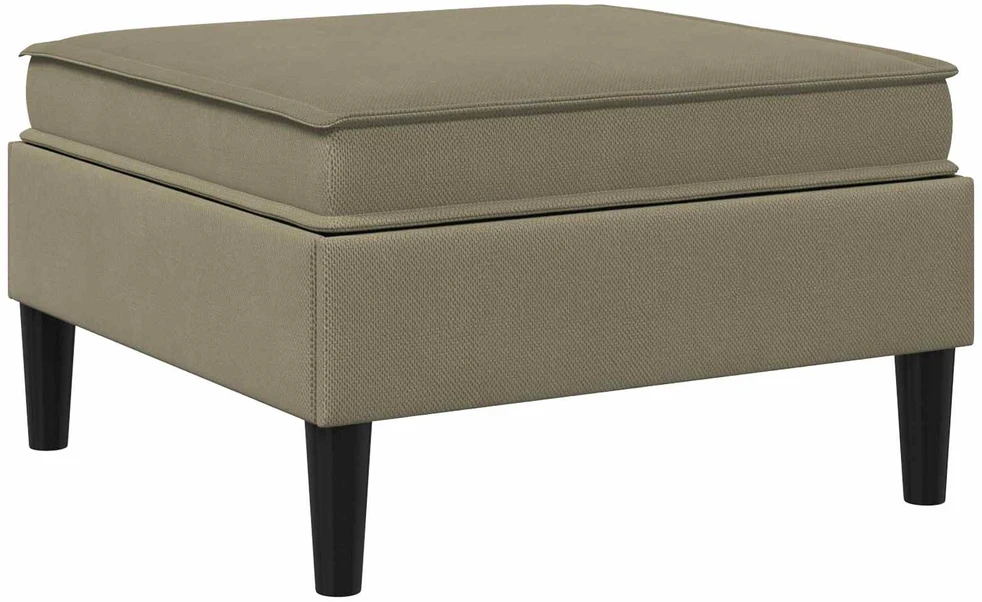 Sofa Sofos pufas su saugojimo funkcija Chaki Aksomas
