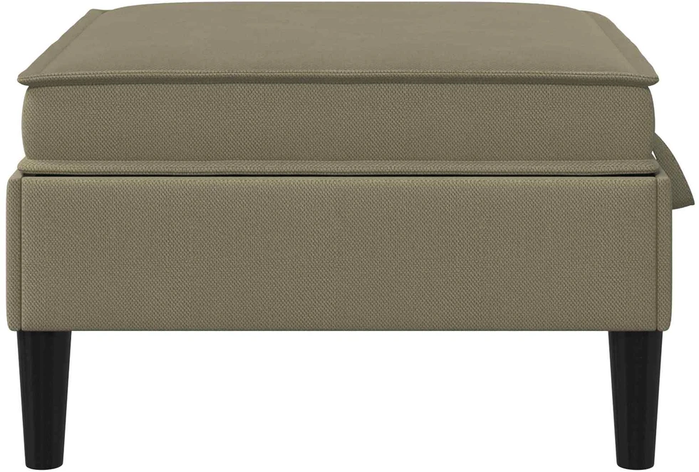 Sofa Sofos pufas su saugojimo funkcija Chaki Aksomas