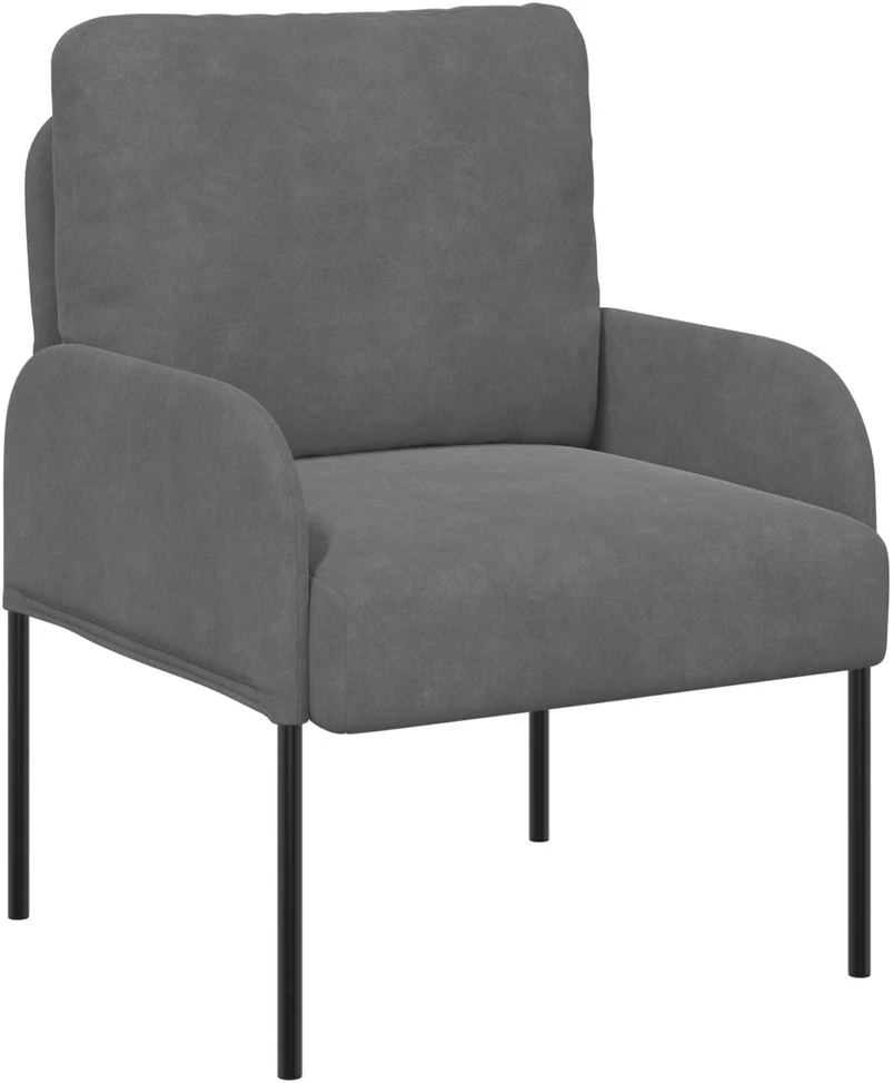 Sofa Sofų komplektai 3 vnt. Tamsiai pilka fanera