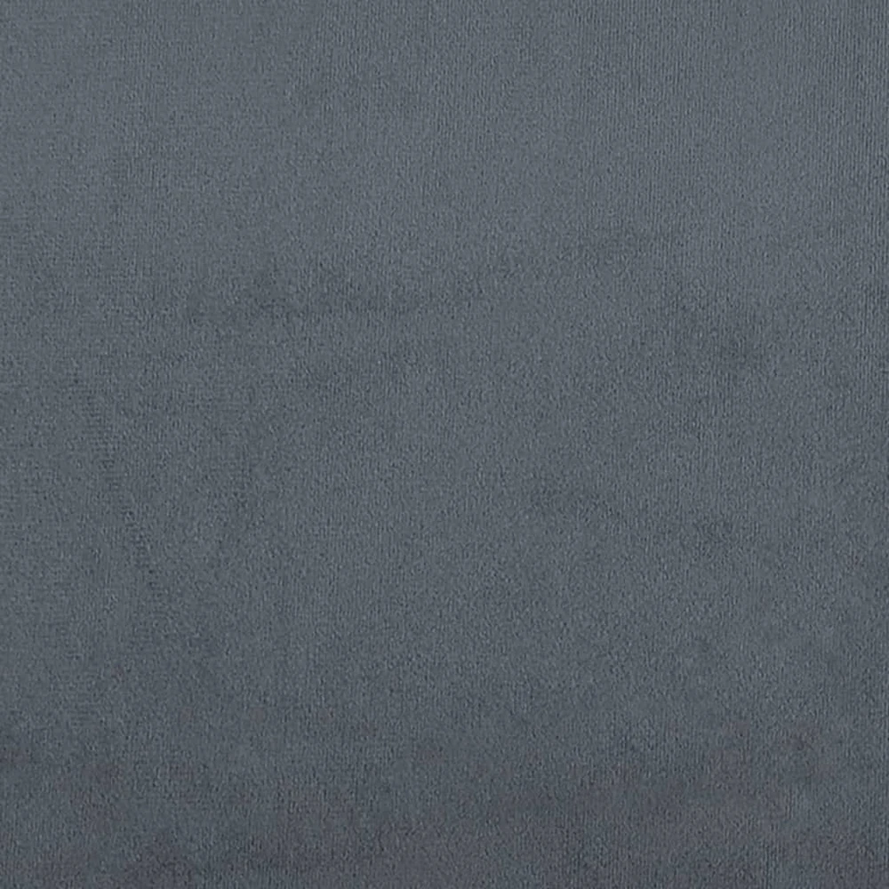Lova su čiužiniu, Hanko, tamsiai pilkos spalvos, 200x200cm, aksomas