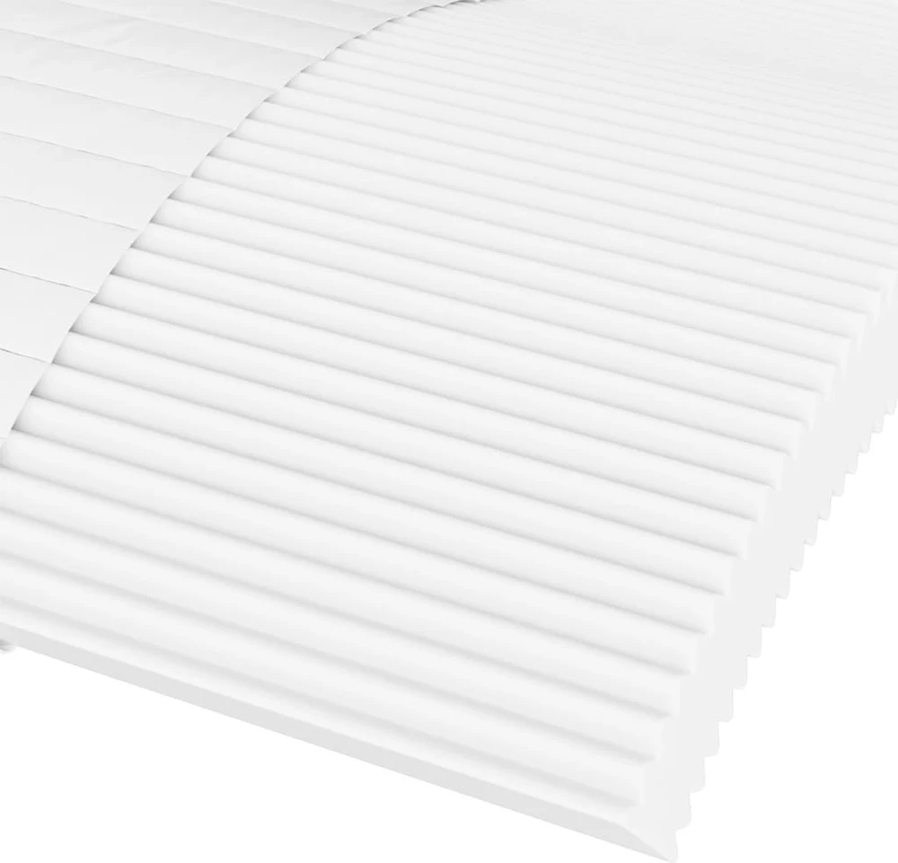 Lova su čiužiniu, juodos spalvos, 90x190cm, aksomas