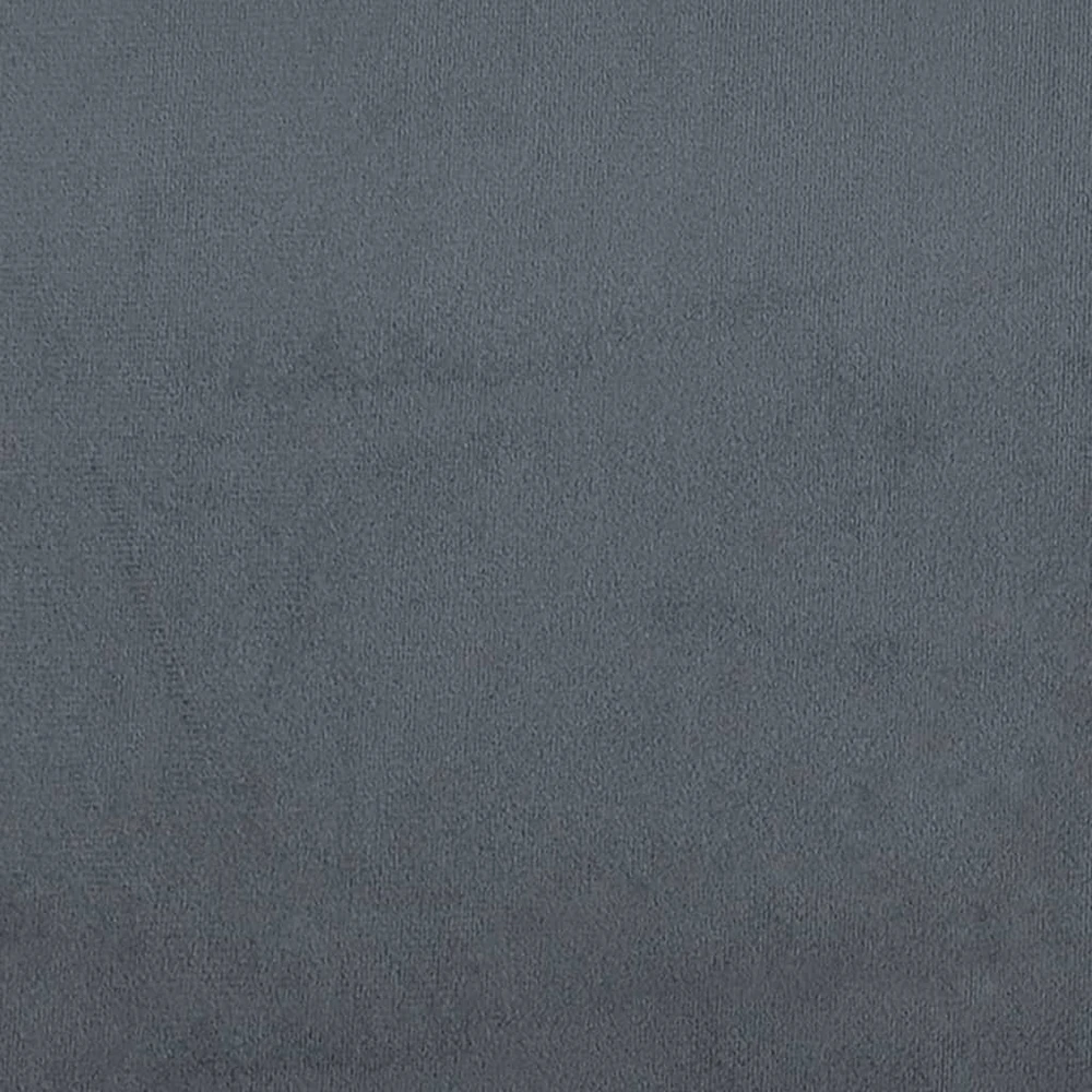Lova su čiužiniu, tamsiai pilkos spalvos, 100x200cm, aksomas