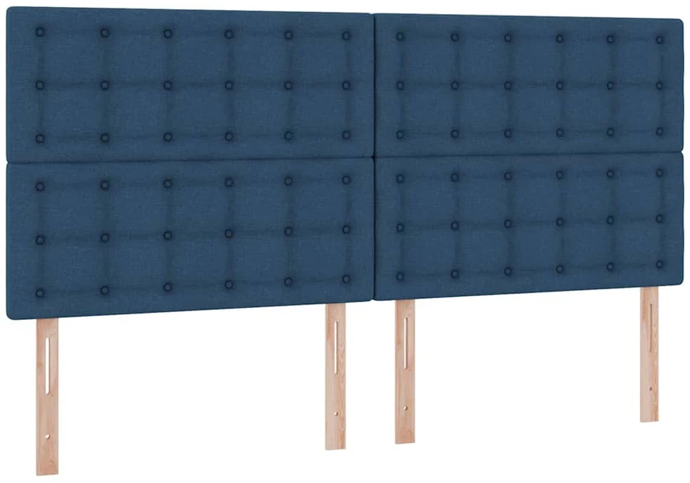 Lova su daiktų laikymo vieta ir čiužiniu Mėlyna 200 x 200 cm