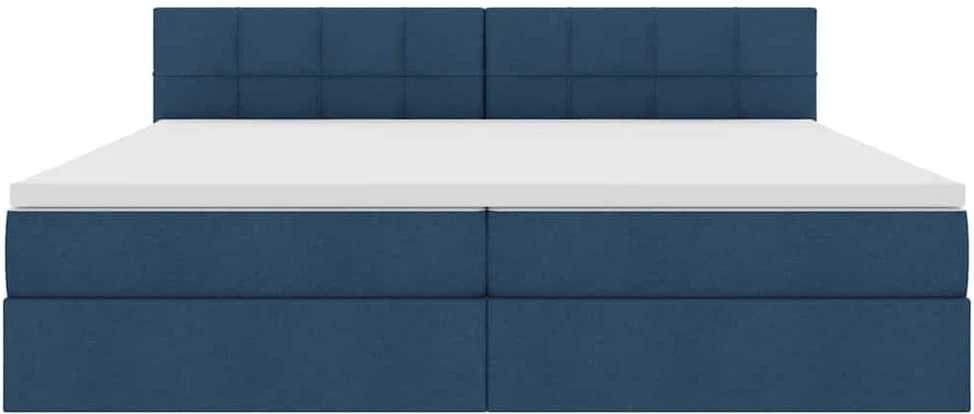 Lova su daiktų laikymo vieta ir čiužiniu Mėlyna 200 x 200 cm