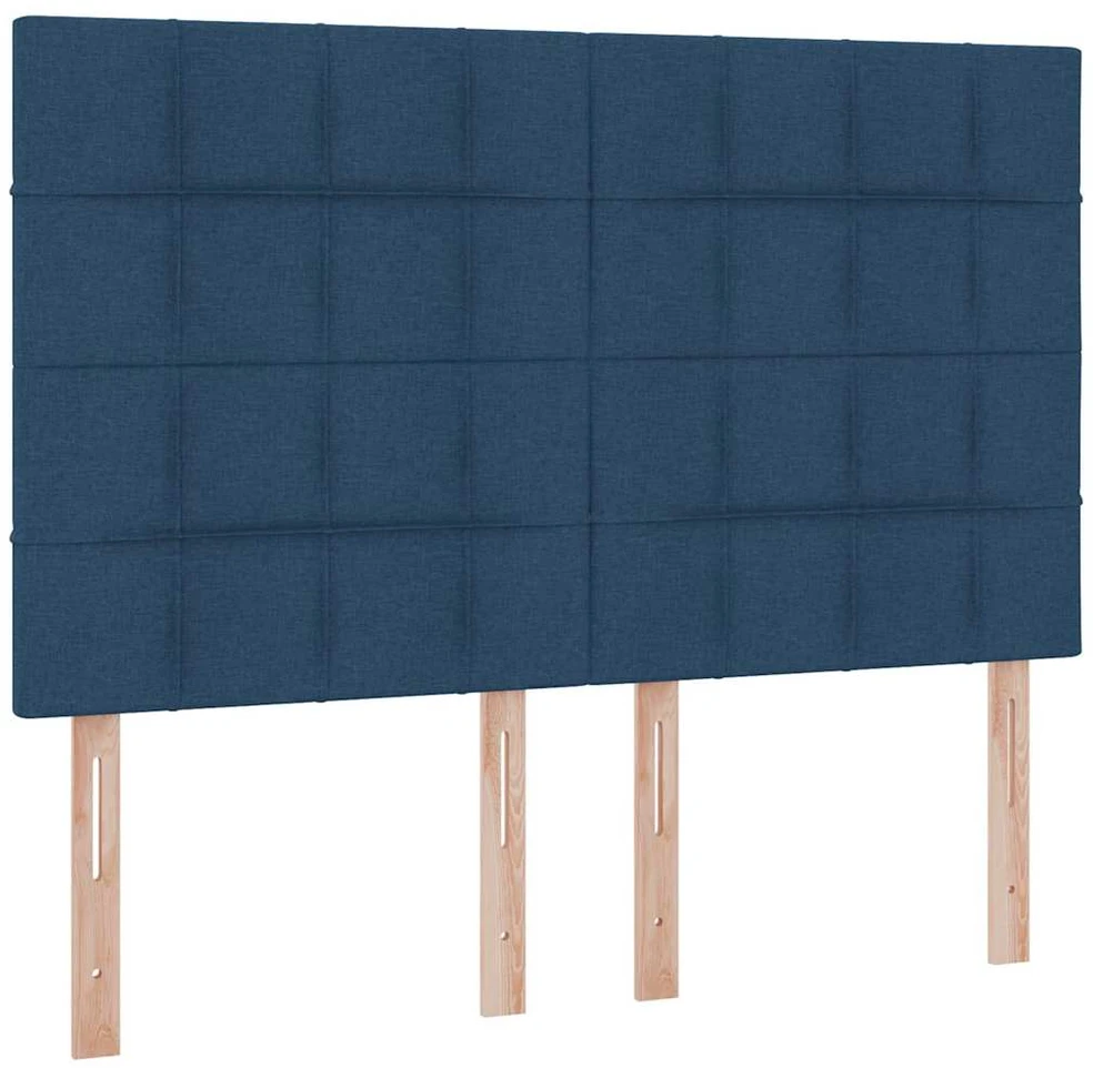 Lova su daiktų laikymo vieta ir čiužiniu Mėlyna 140 x 200 cm