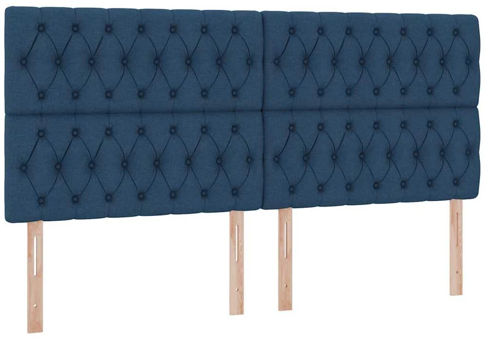 Lova su daiktų laikymo vieta ir čiužiniu Mėlyna 200 x 200 cm