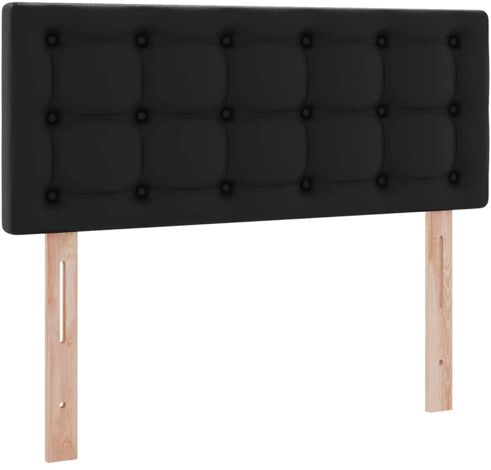 Lova su daiktų laikymo vieta ir LED Juoda 120 x 200 cm