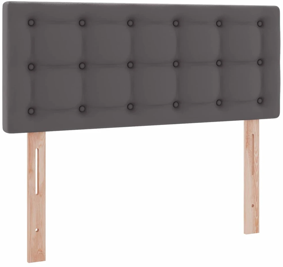Lova su daiktų laikymo vieta ir LED Pilka 120 x 200 cm