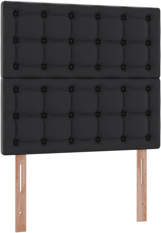 Lova su daiktų laikymo vieta ir LED Juoda 90 x 200 cm