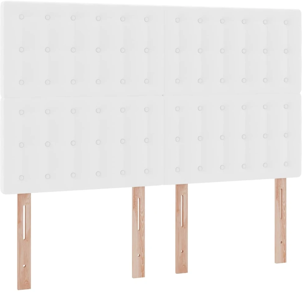 Lova su daiktų laikymo vieta ir LED Švari balta 140 x 190 cm
