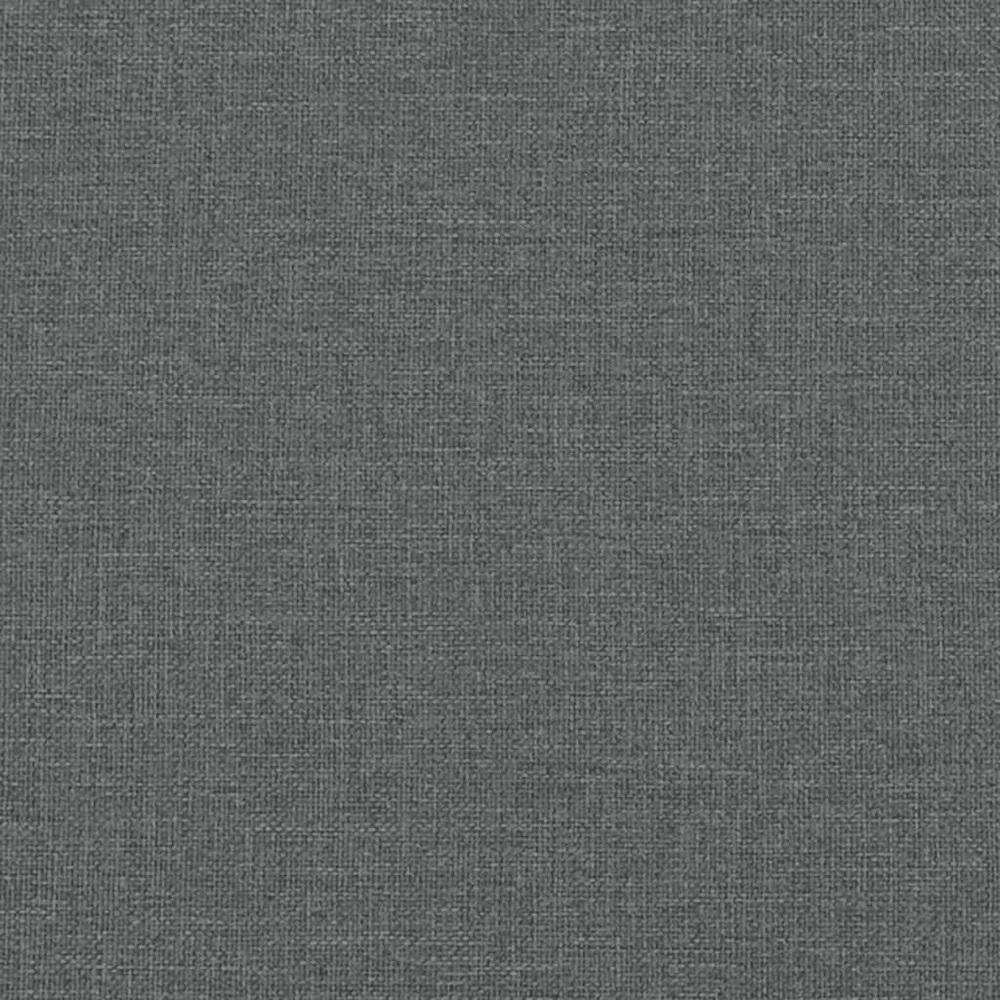 Lova su ištraukiama dalimi, tamsiai pilka, 90x190cm, audinys