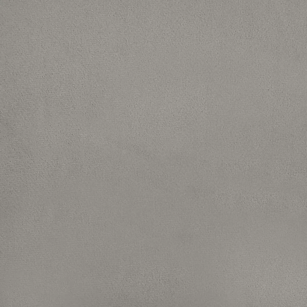 Lova su spyruoklėmis ir čiužiniu, pilka, 120x190cm, aksomas