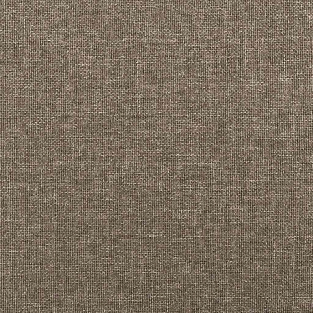 Lova su spyruoklėmis ir čiužiniu, taupe, 120x190cm, audinys