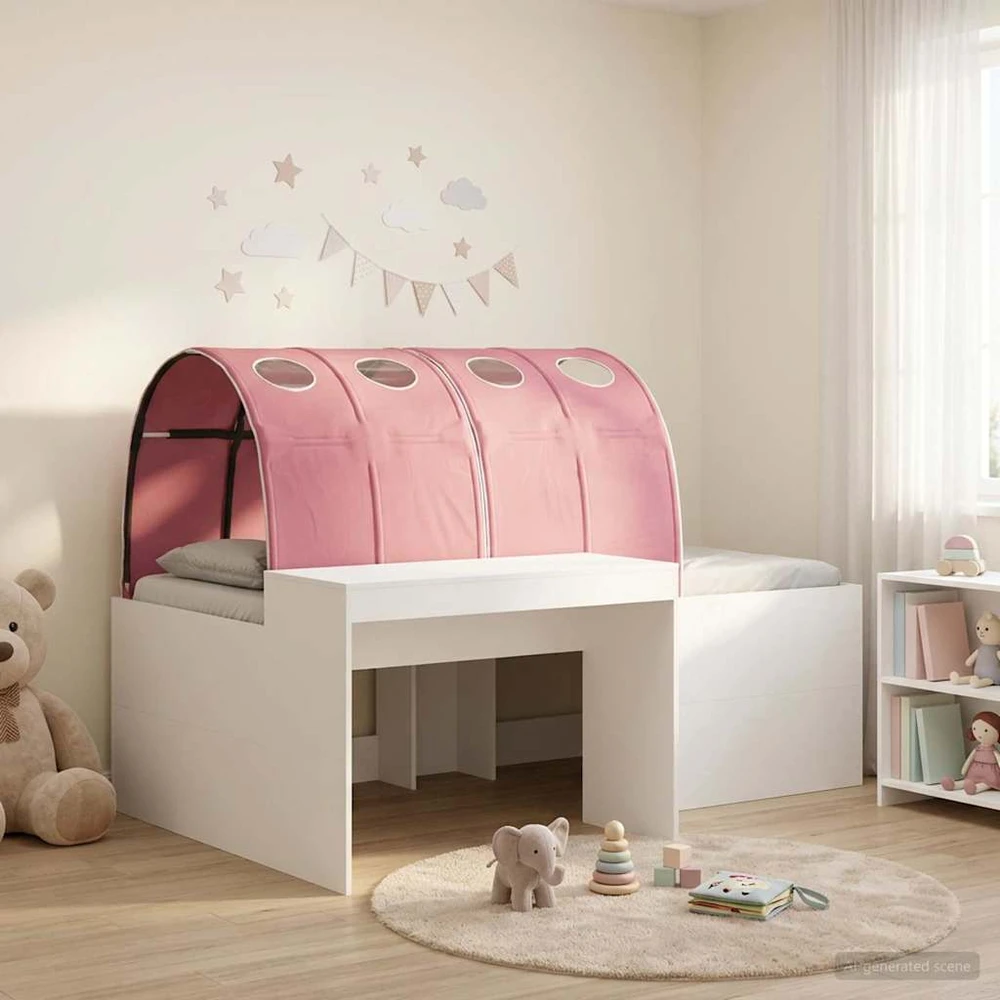 Lovą su tuneliu 3 vnt. Artisian ąžuolas ir rožinė