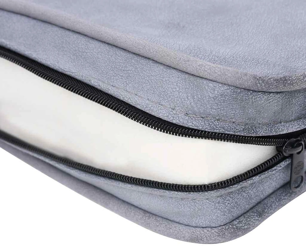 Lova šunims, pilkos spalvos, 57x34x36cm, pliušas