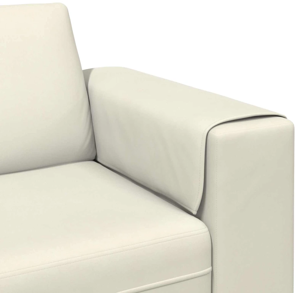 Svetainės sofa 3 vnt. Kreminė