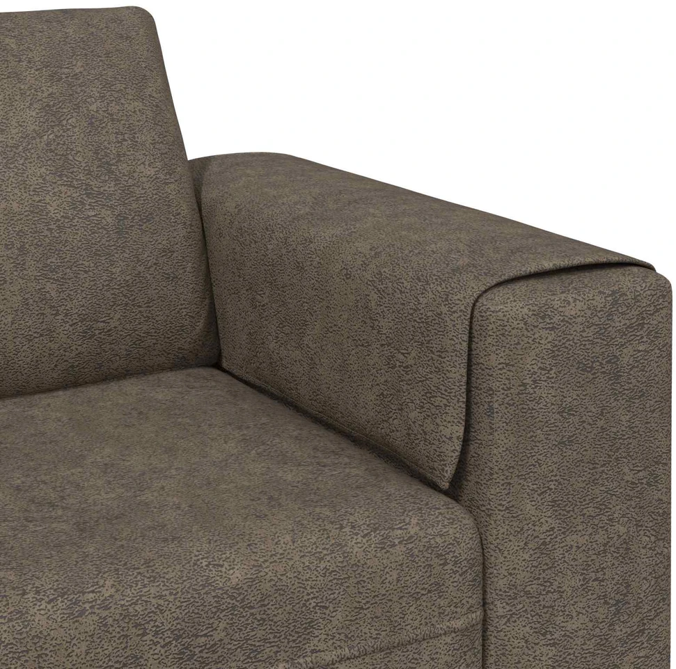 Svetainės sofa 3 vnt. Tamsiai pilka