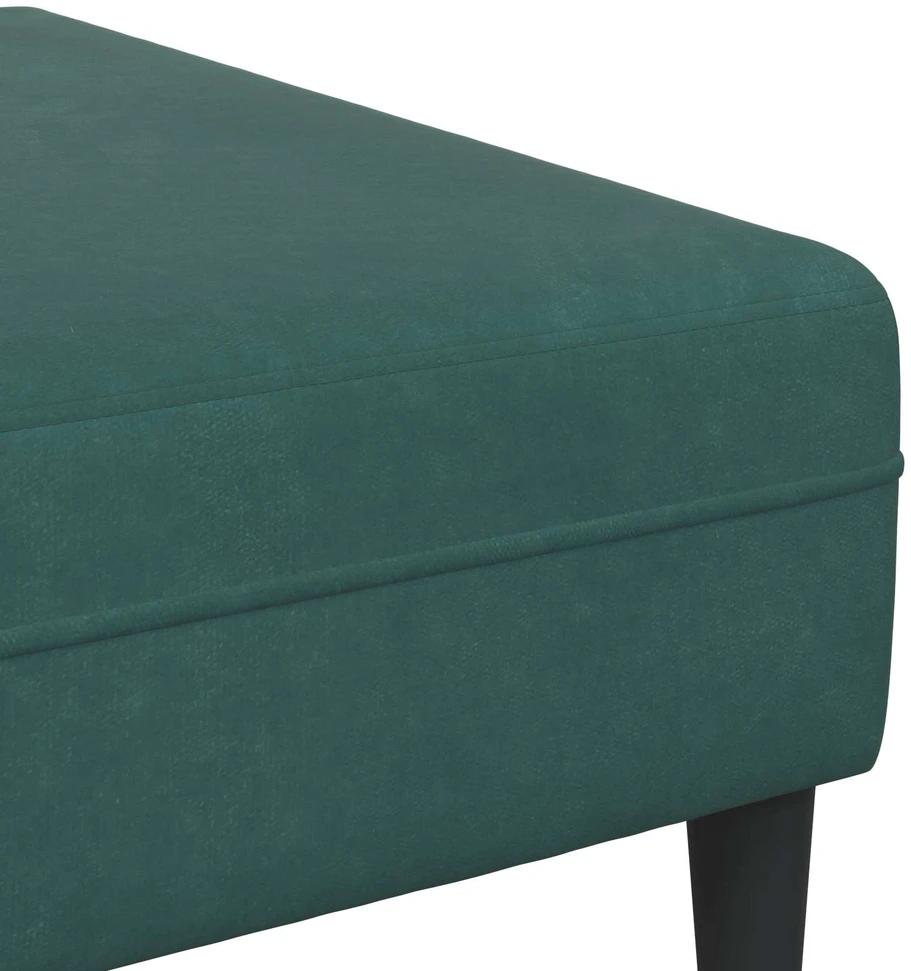 Svetainės sofa 3 vnt. Tamsiai žalia