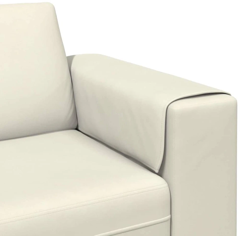Svetainės sofa Kreminė 250 x 77 x 76 cm