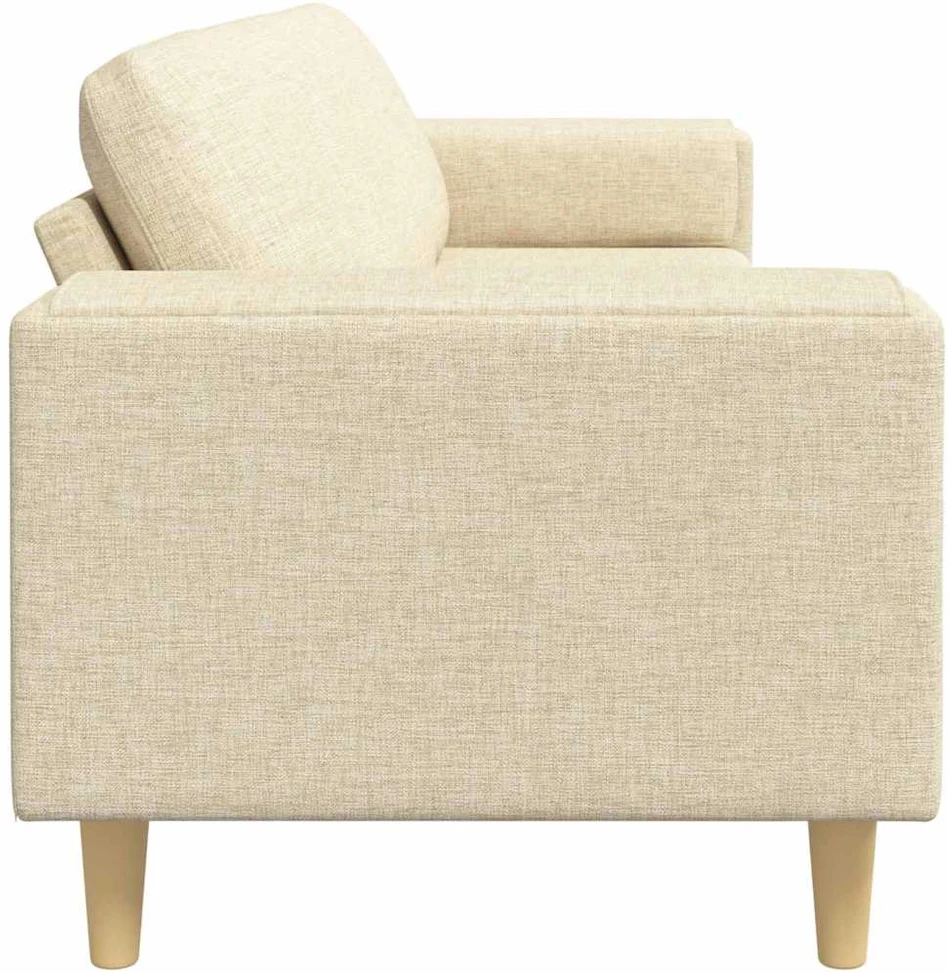 Svetainės sofa Kreminė 250 x 77 x 76 cm Poliesteris