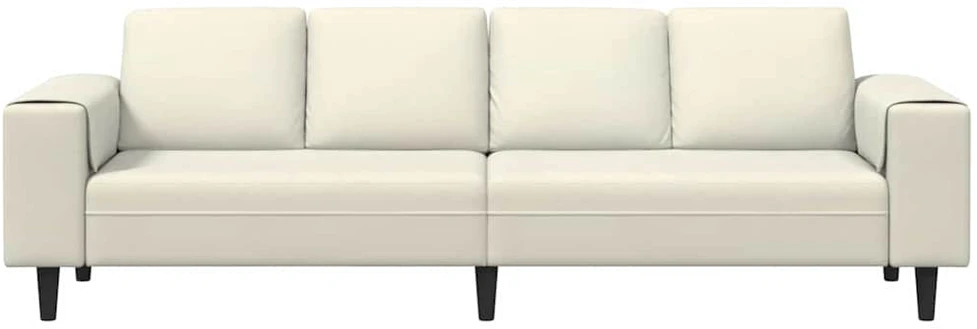 Svetainės sofa Kreminė 250 x 77 x 76 cm