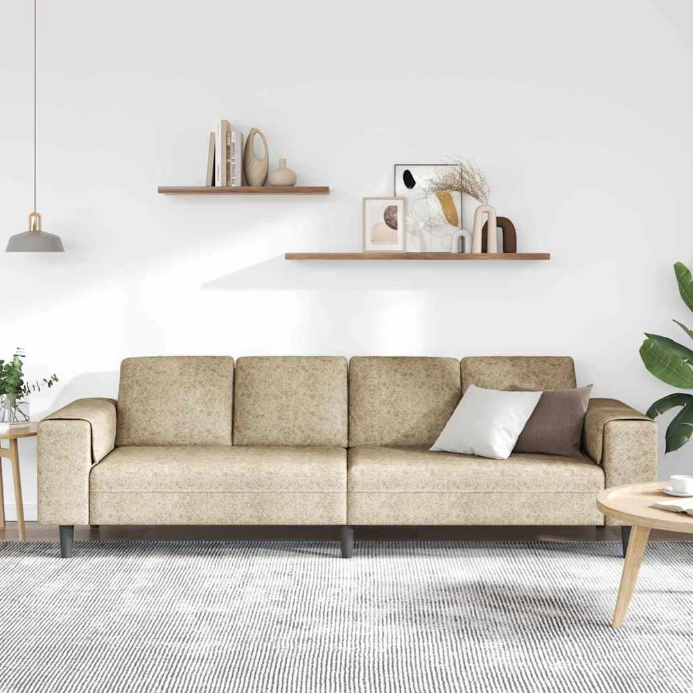 Svetainės sofa Šviesiai pilka 250 x 77 x 76 cm