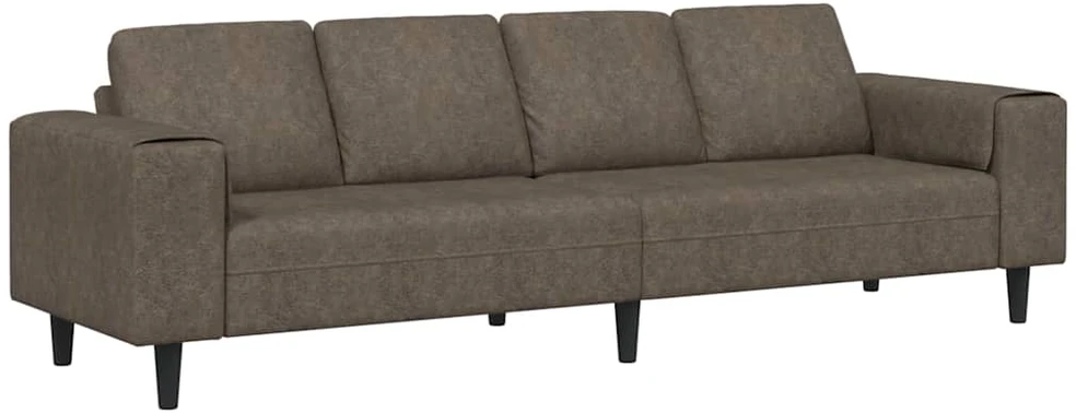 Svetainės sofa Tamsiai pilka 250 x 77 x 76 cm
