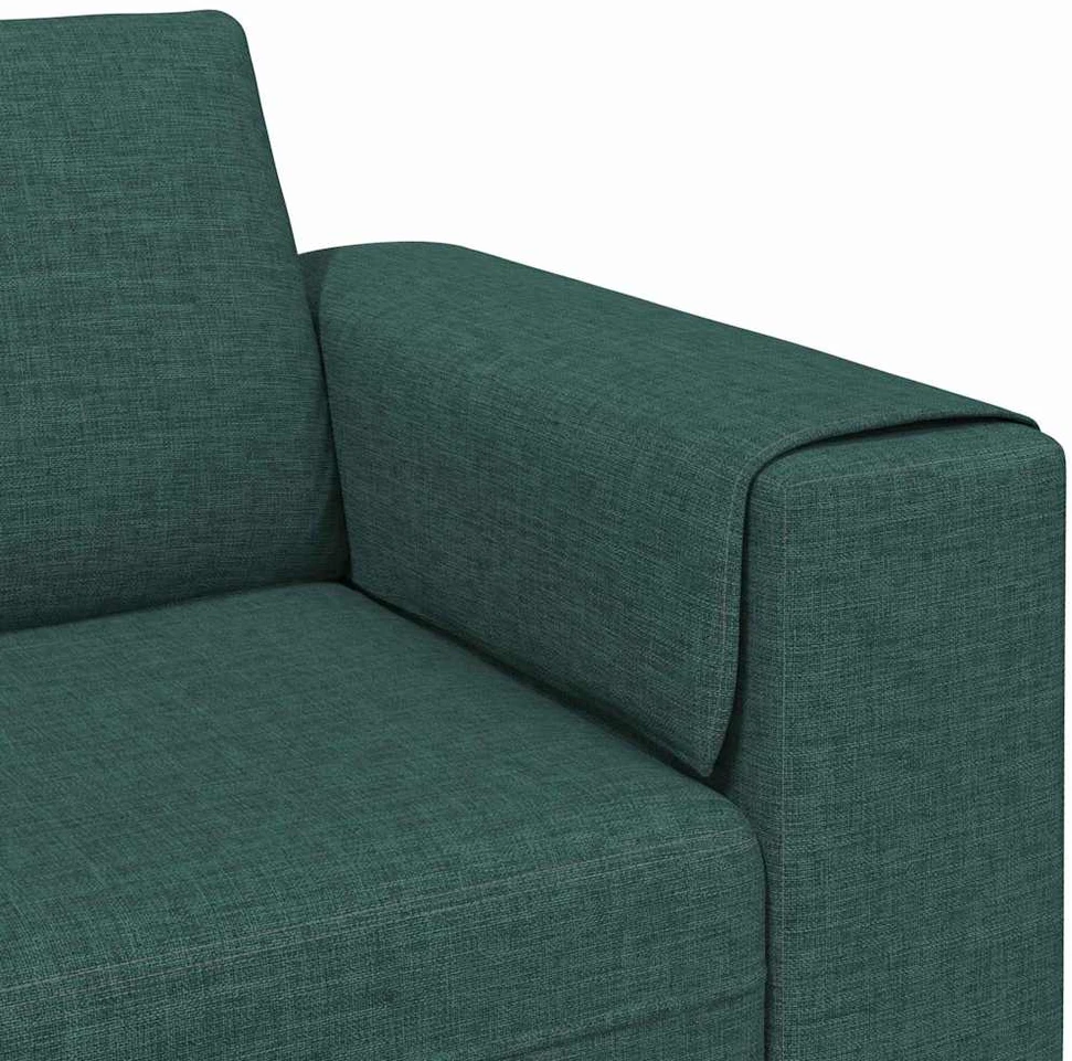 Svetainės sofa Tamsiai žalia 250 x 77 x 76 cm Poliesteris