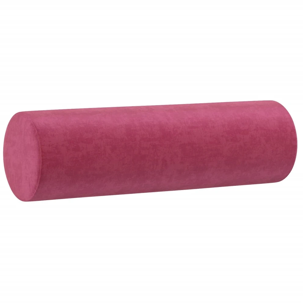 Trivietė sofa su pagalvėlėmis, raudonojo vyno, 180cm, aksomas