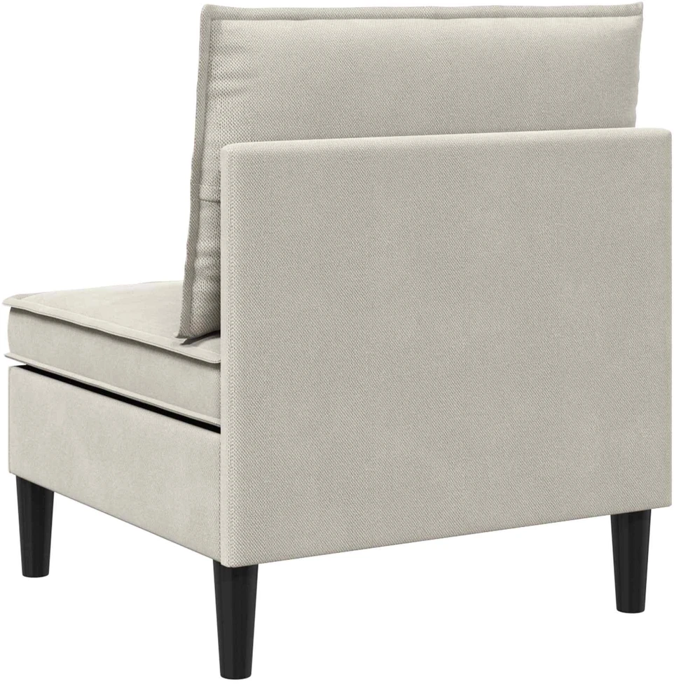 Vidinė Sofa su Saugykla Avižinė Aksomas