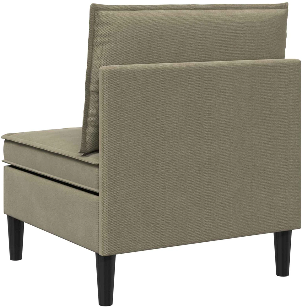 Vidinė Sofa su Saugykla Chaki Aksomas