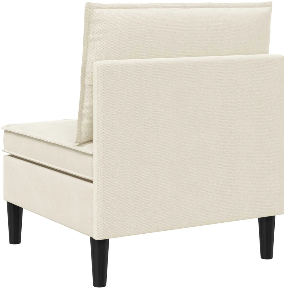 Vidinė Sofa su Saugykla Kreminė 70 x 70 x 82 cm Aksomas