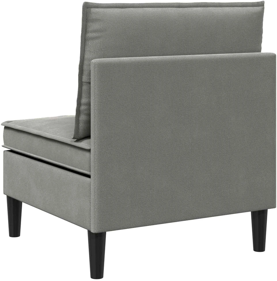 Vidinė Sofa su Saugykla Tamsiai pilka Aksomas