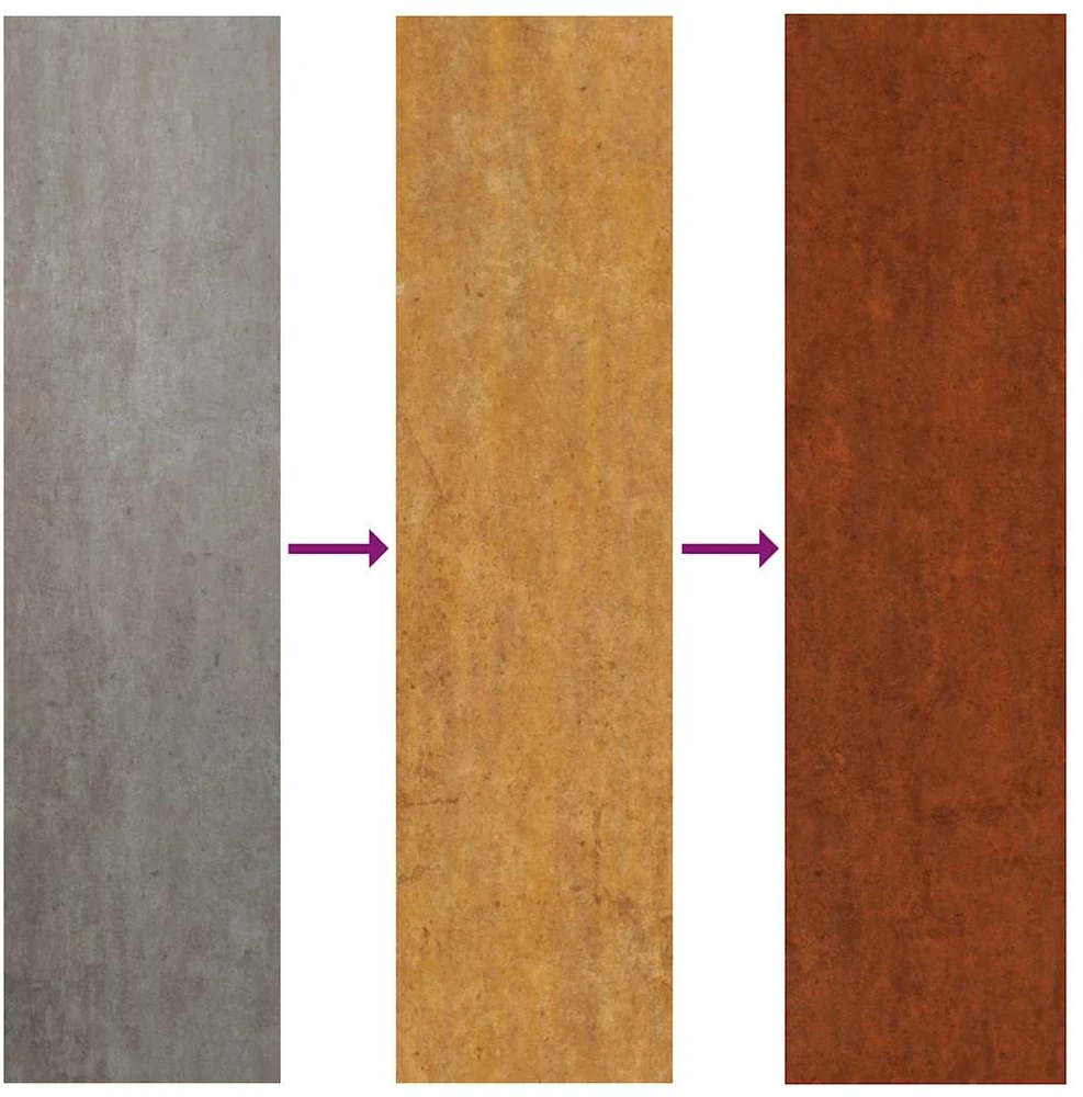 Lovelis, 62x40x39cm, Corten plienas
