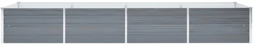 Lovelis, pilkas, galvanizuotas plienas, 320x80x45cm