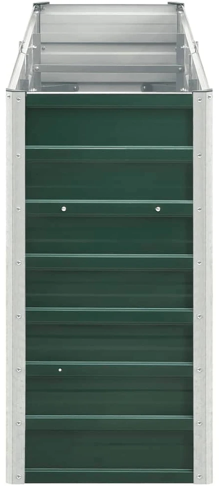 Lovelis, žalias, 240x40x77cm, galvanizuotas plienas, aukštas