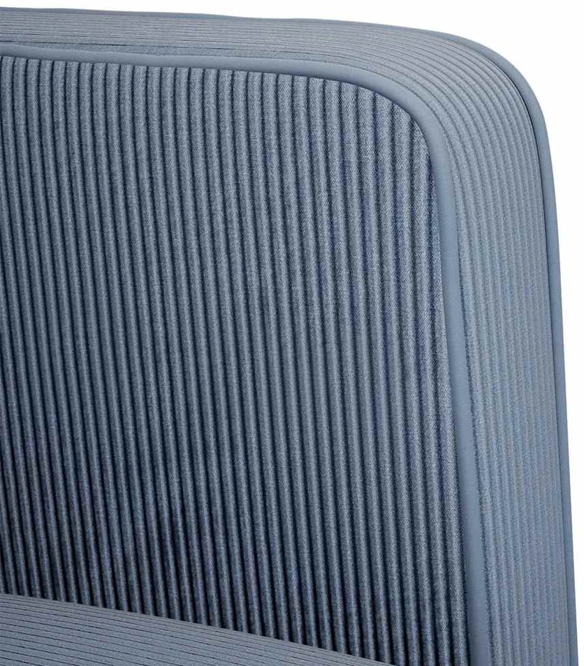 Loveseat sofa, mėlyna, 109cm, velvetinis audinys