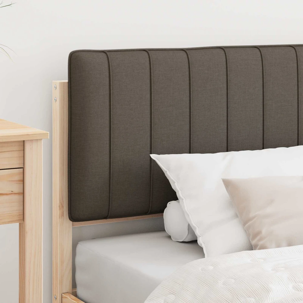 Lova Lovo rėmas su apmuštu galvūgaliu Natūrali ir taupe 90 x 200 cm