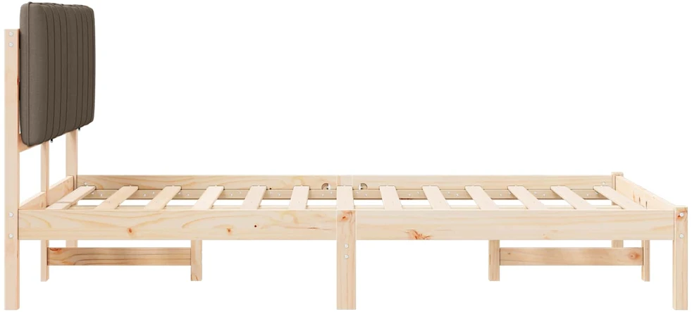 Lova Lovo rėmas su apmuštu galvūgaliu Natūrali ir taupe 120 x 200 cm