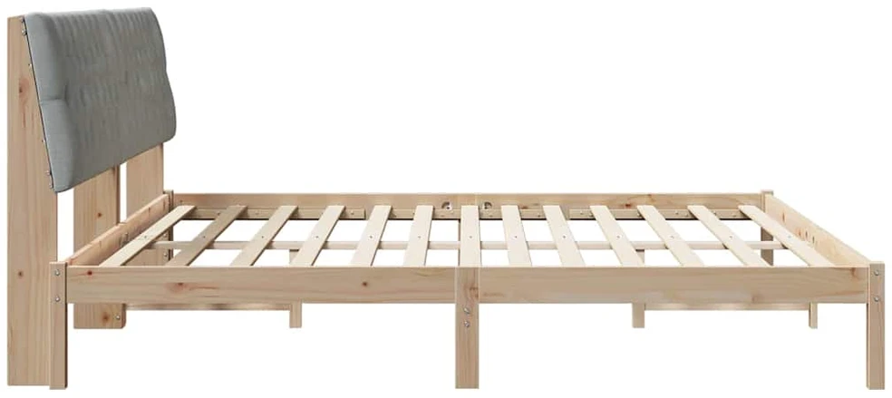 Lovo rėmas su apmuštu galvūgaliu Ruda 200 x 200 cm