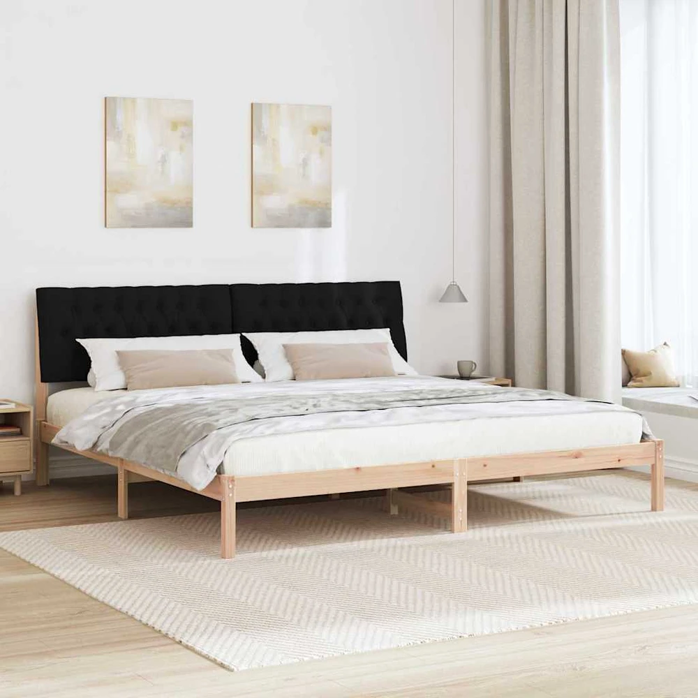 Lovo rėmas su apmuštu galvūgaliu Ruda 200 x 200 cm