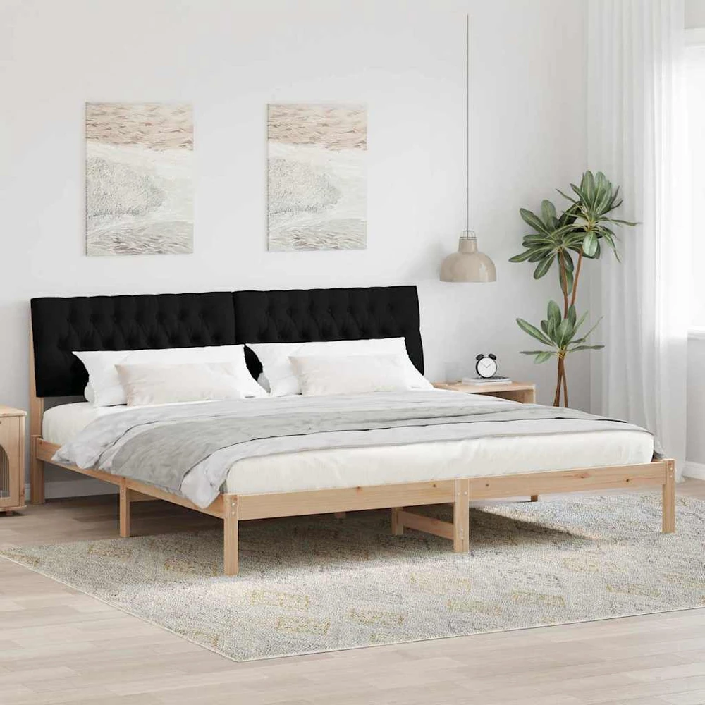 Lovo rėmas su apmuštu galvūgaliu Ruda 200 x 200 cm