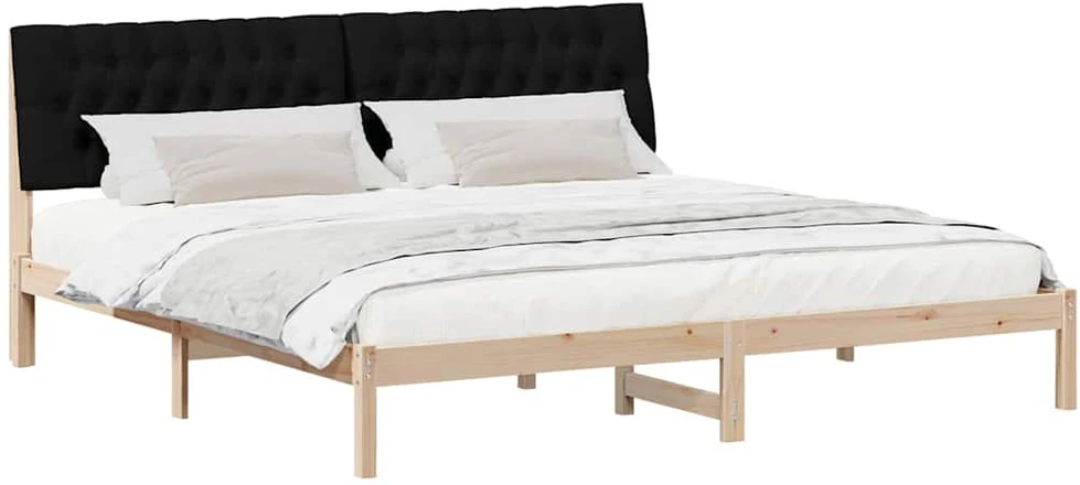 Lovo rėmas su apmuštu galvūgaliu Ruda 200 x 200 cm