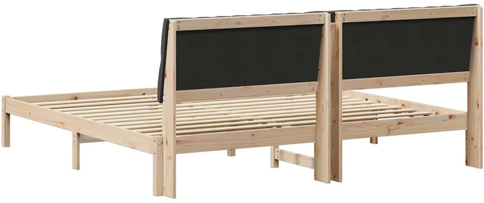 Lovo rėmas su apmuštu galvūgaliu Ruda 200 x 200 cm