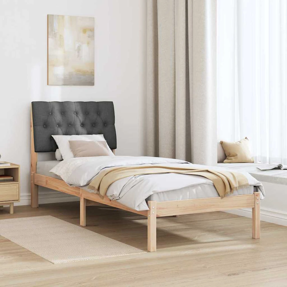 Lova Lovo rėmas su apmuštu galvūgaliu su galvūgalio Ruda 75 x 190 cm